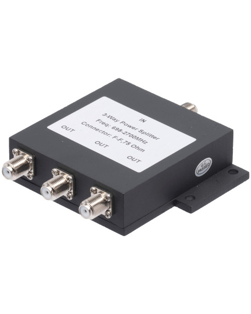 3-Way Splitter for 689-2700 MHz Wilkinson Style 75 Ohm