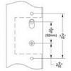 Multi-Point Locking (GU-2 American Cylinder Hub Above Handle 3-5/8” Center-to-Center) - Multi-Point