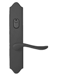 Emtek Multipoint Scroll Trim, Keyed with American Cylinder - Multi-Point