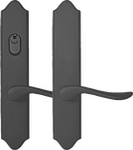 Emtek Multipoint Scroll Trim, Keyed with American Cylinder & Dummy Pair - Multi-Point