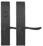 Emtek Multipoint Square Trim, Keyed with American Cylinder & Dummy Pair - Multi-Point