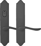 Emtek Multipoint Scroll Trim, Keyed with American Cylinder & Dummy Pair - Multi-Point