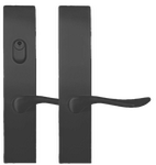 Emtek Multipoint Square Trim, Keyed with American Cylinder & Dummy Pair - Multi-Point