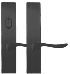 Emtek Multipoint Square Trim, Keyed with American Cylinder & Dummy Pair - Multi-Point