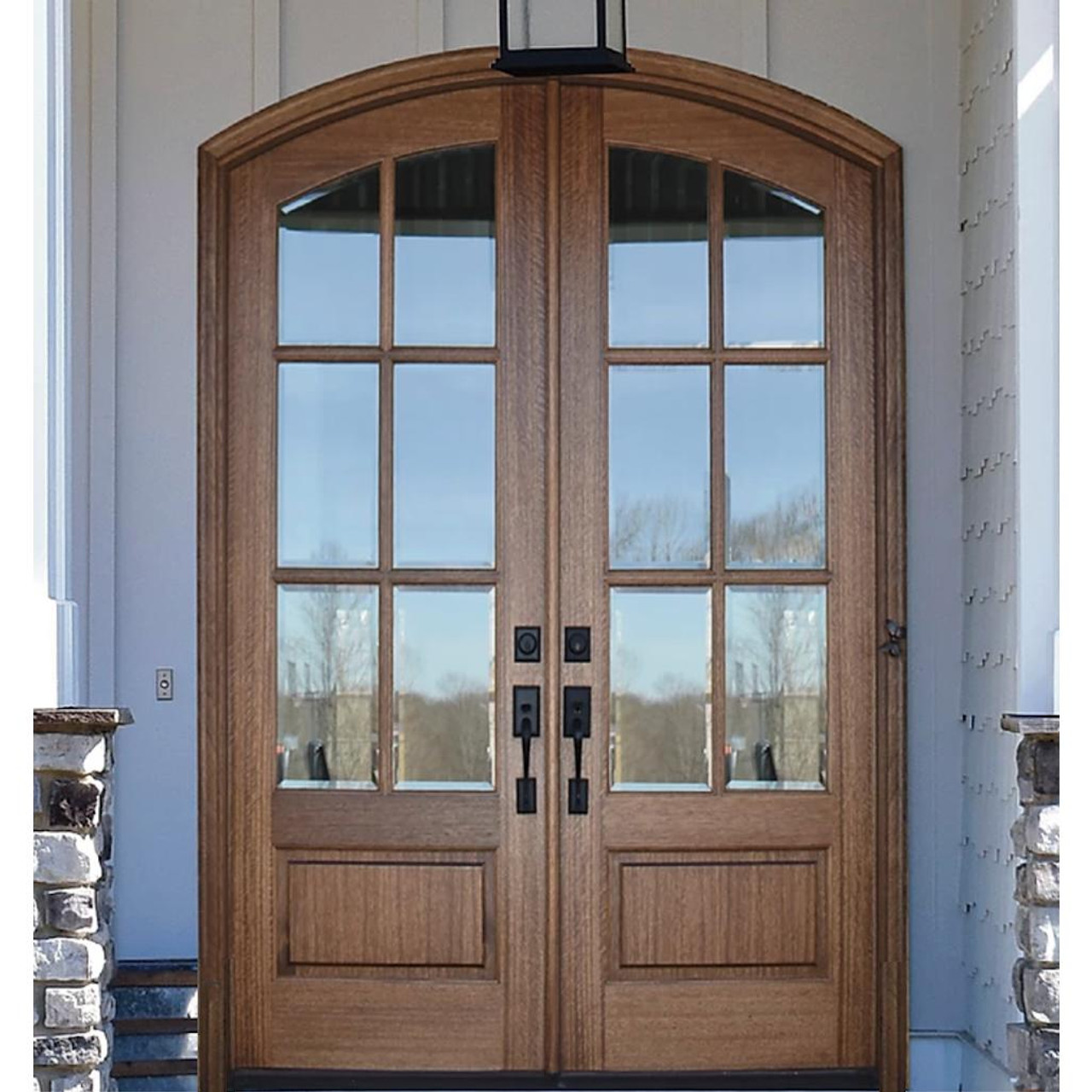 Miranda 6 Lite Arch Double Entry Door Grand Entry Doors Miranda 6 Lite Arch Double Entry Door Grand Entry Doors