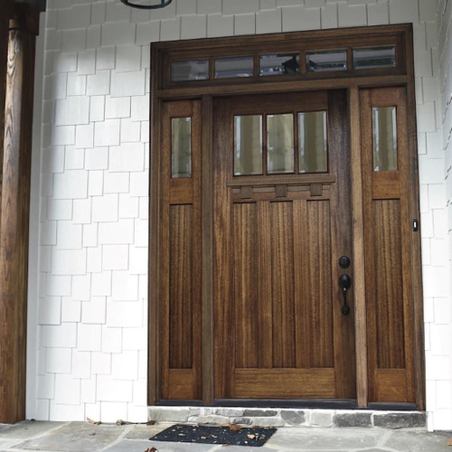 Parker - Craftsman Doug Fir Wood Entry Door — Lux Doors