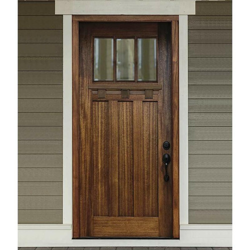 Parker - Craftsman Doug Fir Wood Entry Door — Lux Doors