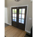 6 Lite mahogany double front door that combines strength, durability, and timeless sophistication. Available at GrandEntryDoors.com.