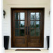 Classic 6 Lite mahogany double entry door offering natural light and timeless curb appeal. Available at GrandEntryDoors.com. Classic 6 Lite mahogany double entry door offering natural light and timeless curb appeal. Available at GrandEntryDoors.com.