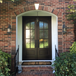 Rich mahogany 6 Lite double door with classic divided glass panes for elegant home entrances. Available at GrandEntryDoors.com. Rich mahogany 6 Lite double door with classic divided glass panes for elegant home entrances. Available at GrandEntryDoors.com.