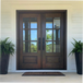 Mahogany 6 Lite double entry door featuring clear bevel glass for timeless beauty and natural light. Available at GrandEntryDoors.com. Mahogany 6 Lite double entry door featuring clear bevel glass for timeless beauty and natural light. Available at GrandEntryDoors.com.