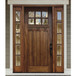 Grand Entry Doors Palermo Craftsman 6 Lite Mahogany Door with 5 Lite Sidelights | Wood Species: Mahogany, Glass (as pictured): Clear Bevel | Pictured Finished / Stained. All wooden front doors are priced and delivered as unfinished / not stained pre-hung units. No finish options available for shipped units. Grand Entry Doors Palermo Craftsman 6 Lite Mahogany Door with 5 Lite Sidelights | Wood Species: Mahogany, Glass (as pictured): Clear Bevel | Pictured Finished / Stained. All wooden front doors are priced and delivered as unfinished / not stained pre-hung units. No finish options available for shipped units.