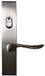 Grand Entry Doors Multi-Point - Emtek Modern Style Square - Available in Flat Black or Satin Nickel