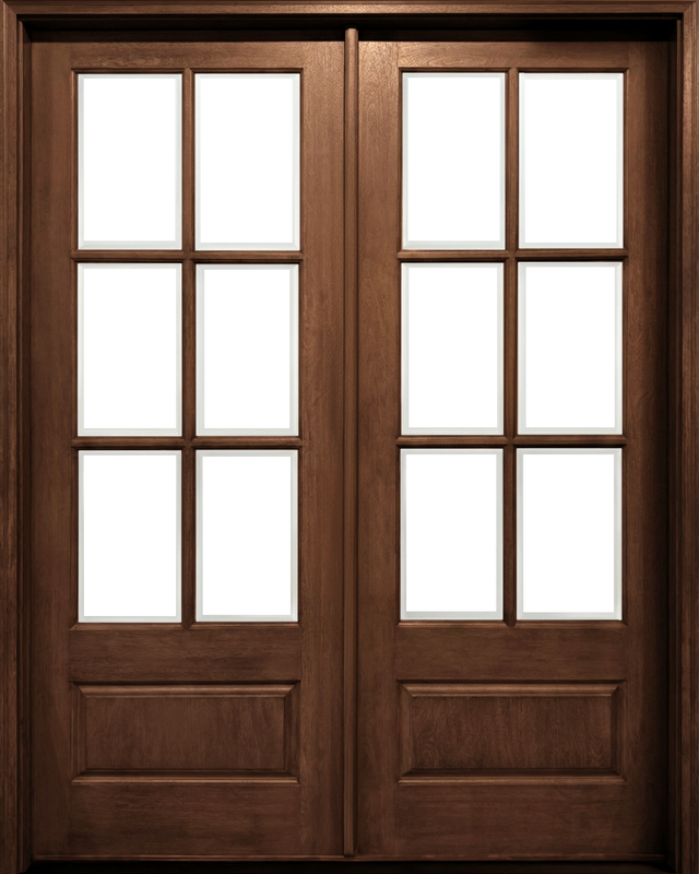 Fiberglass 6 Lite 1 Panel Double