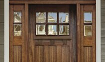 Miranda 9-Lite Prairie Wood Double Door