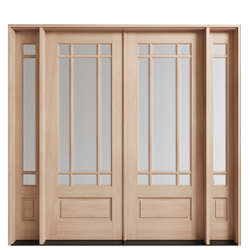 Double Door with Sidelights