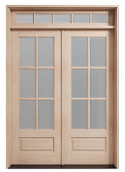 Double Door with Transom