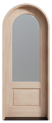 Half-Round Single Door