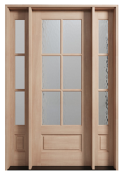 Single Door with Sidelights