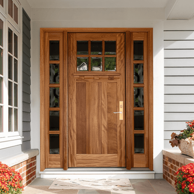 カンディハウス ストライプ チェスト DR-120 ウォールナット Mahogany Craftsman 6 Lite Front Door with 5 Lite Full-Length