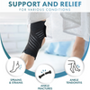 Support and relief for various conditions, including sprains and strains, ankle tendonitis, ankle fractures