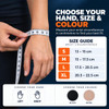 Size Guide. Measure your wrist circumference in centimetres and select your size using the following guide: Small (13-15), Medium (15-17.5), Large (17.5-20.5), XL (20.5-22.5)
