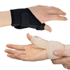 The Actesso Elastic Thumb Support Splint. Available in black or beige.