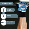 Weightlifting Gloves with Wrap Around Strap