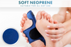 Made out of soft neoprene that is soft to the touch and helps to encourage circulation around the damaged area.
