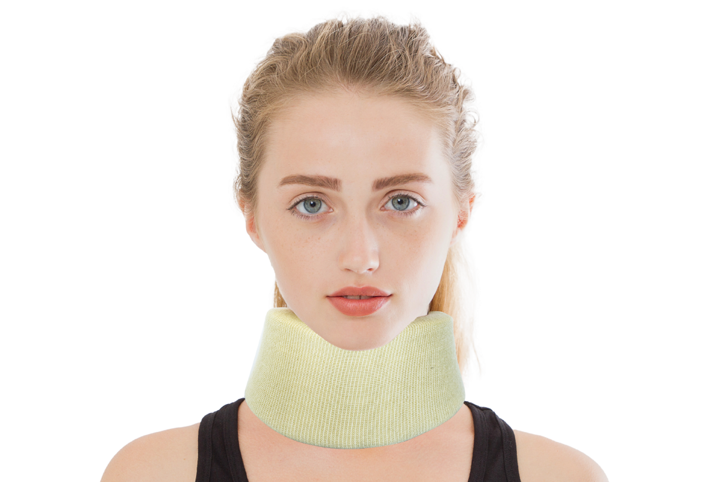 Blabok Neck Brace for Neck Pain and Support - Soft Foam Cervical Collar-  LARGE