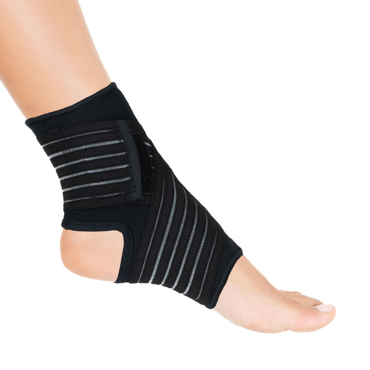 Chevillère élastique noire Actesso