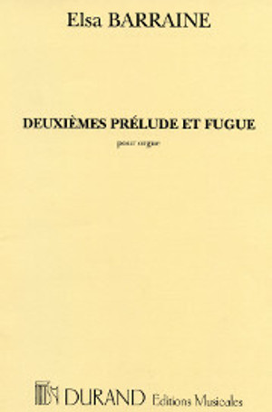 Prelude: J'aime l'Eternel parcer qu'il a exaucé ma voix et mes supplications. I love the Lord because he heard my voice in supplication.
Fugue: sur un chant juif / On a Jewish song: "Boruch atoh adonoï élohemi"
@1929, 18 pgs, Durand/Hal Leonard, difficult