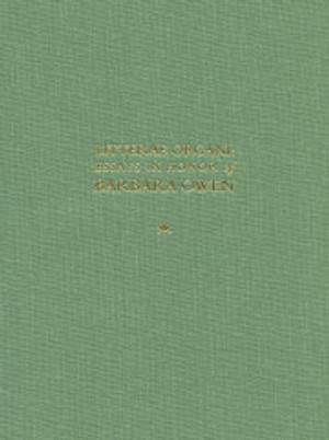 Essays in Honor of Barbara Owen: Litterae Organi