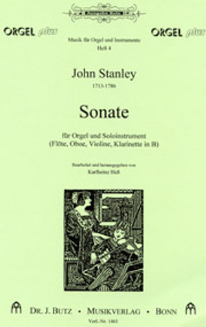 John Stanley's (1713-1786) Sonata for Flute, Oboe, Violin, Clarinet, all parts are included. Delightful and not difficult.