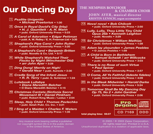 Our Dancing Day: John Ayer directs the Memphis Boychoir and Memphis Chamber Choir