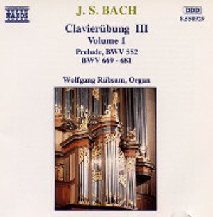 Bach Clavierübung III, Volume 1