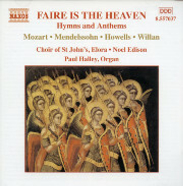 Hymns and anthems steeped in the Anglican tradition, featuring the choir of St. John's Church, Elora, Ontario, Canada; Noel Edison, director; Paul Hadley, organist. 2002; playing time: 63'21"