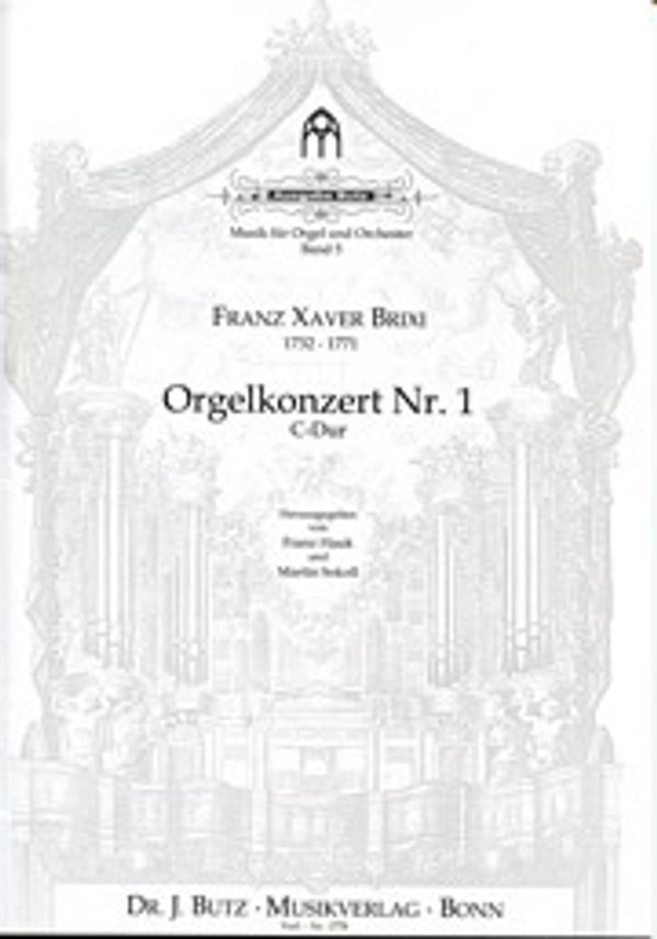 Franz Xaver Brixi, Organ Concerto No. 1 in C