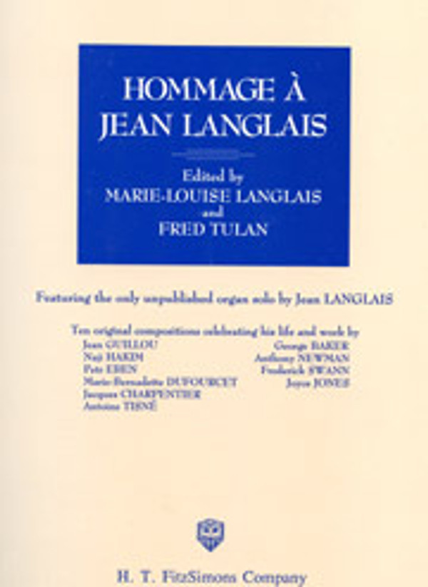 Marie-Louise Langlais and Fred Tulan, Hommage à Jean Langlais