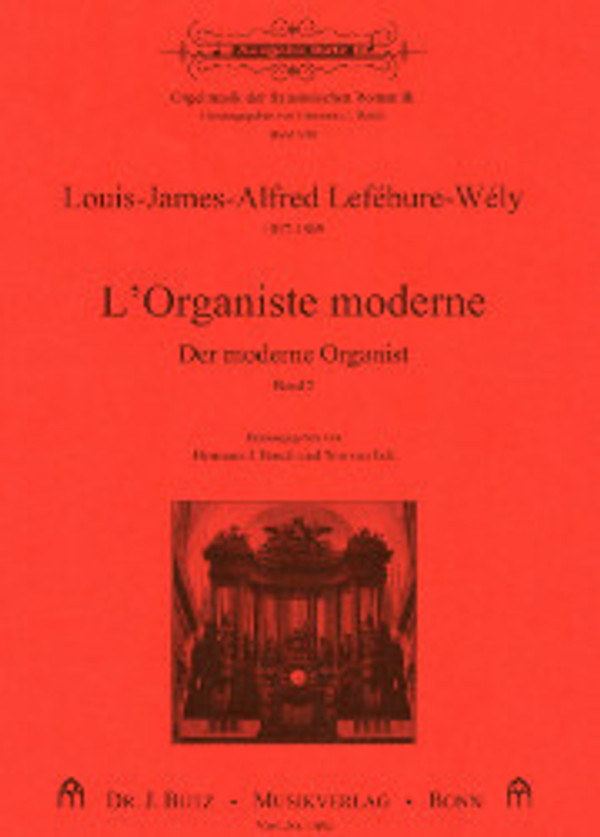 Volume II of Lefébure-Wély's collection for the modern organist, first published @1867, varying genres and styles.  59 pgs, Easy/Med, Dr. J. Butz Musikverlag.
Offertoire
Verset
Elevation ou Communion
Offertoire
Procession (3 stanzas)
Marche