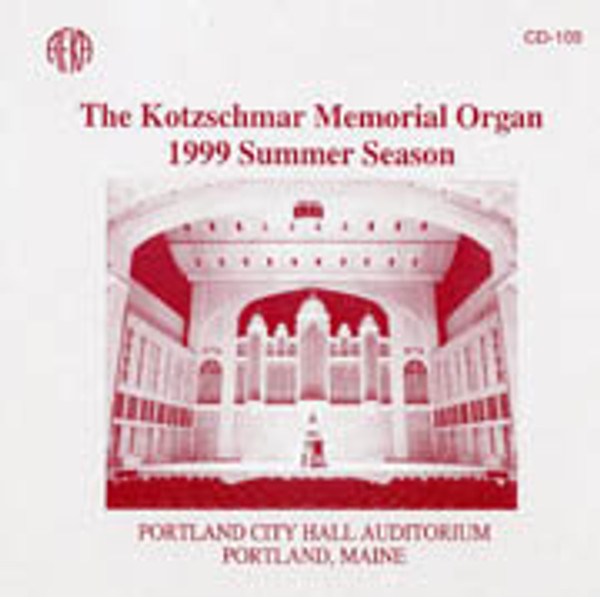 1999 Summer Concert Season, Kotzschmar Organ