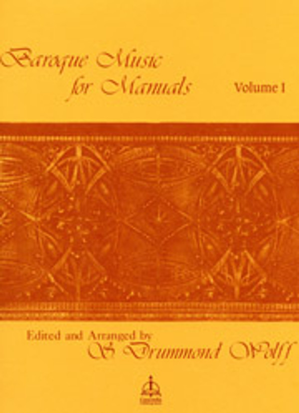 Baroque Music for Manuals, Volume 1