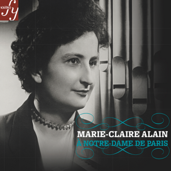 Recordings made in 1974 and 1979 of Marie-Claire Alain at Notre Dame de Paris. Music by Bach, Pachelbel, Guilain, Alain, Mendelssohn, Widor and Langlais. Play time: 1:19