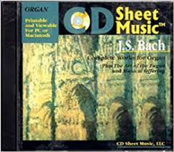 CD Sheet Music: J.S. Bach: Complete Works for Organ