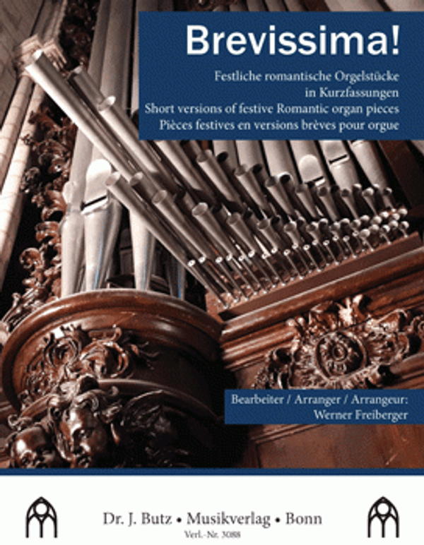 Many of your favorite short, festive Romantic organ solos in one volume. 2023, Dr. J. Butz, 64 pgs.