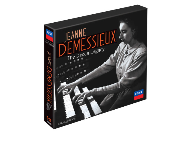 This 8 cd set with booklet details Jeanne Demessieux's (1921-1968) life and work. For all interested in the modern French tradition.