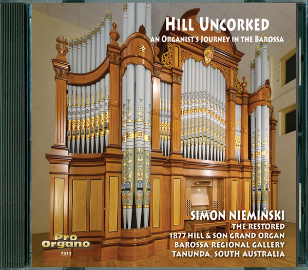 Australian organist Simon Nieminski performs a program in celebration of the 10th anniversary of the restoration of the 1877 Hill & Son pipe organ in the Barossa Regional Gallery in Tanunda, South Australia.  The program has autobiographical ties to the artist, as the program includes works reflecting Mr. Nieminski’s Scottish, Polish, and Japanese  roots, along with a salute to his current Australian experience.

 Fanatasia and Toccata, Op 57 - Charles Villiers Stanford
Intermezzo, Op. 189, #4 - Stanford
Three Impromptus, Op 78 - Samuel Coleridge Taylor
Concert Overture #1, "Cairngorm" - William Bernard (1904-1999)
Tema con Variazione (1936) - Feliks Raczkowski (1906-1989)
Old Japanese Folk Tune Suite and Finale, Op 21B - Takashi Sakai (1948-2019)
Toccata: One and Free - Simon Nieminski
Play time: 73':54"2024, Zarex Corp