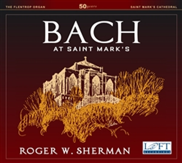Roger W. Sherman, Saint Mark's Associate Organist Emeritus, performs one of the popular "All Bach" concerts, an annual feature of the St. Mark's series.
Gothic/Loft Recordings, 75':02"
