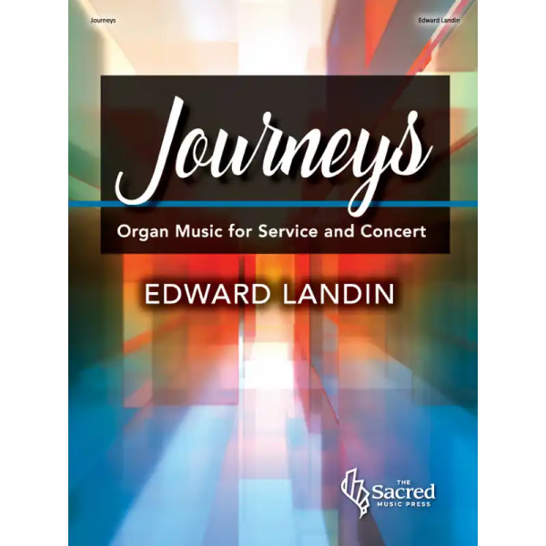 Edward Landin’s Journeys presents a varied collection of hymn-based and original organ works, including suites, a partita, preludes, improvisations, postludes, a dialogue, and a trumpet tune. Landin’s distinctive harmonic voice gives each piece a strong sense of character, resulting in works that are both memorable and rewarding to play.

Meditation on St. Flavian
Improvisation on Wondrous Love
Prelude on St. Anne
Partita on Hyfrydol
Pavane and Galliard on Christmas Themes
Dialogue en la
Modal Trumpet Tune
Postlude on Grosser Gott
Scheide Orgelbuch
Adagio
2026, Sacred Music Press, intermediate