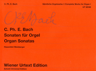 Carl Philipp Emanuel Bach, Complete Works for Organ, Volume 1
